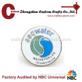 Custom metal pin badges button with engraving logo art